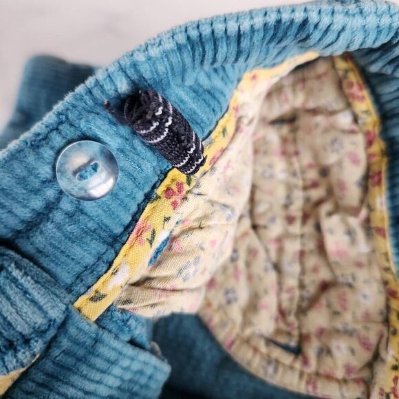 Mini Boden 5 year girls corduroy pleated cuffed shorts Autumn chunky - Picture 4 of 5